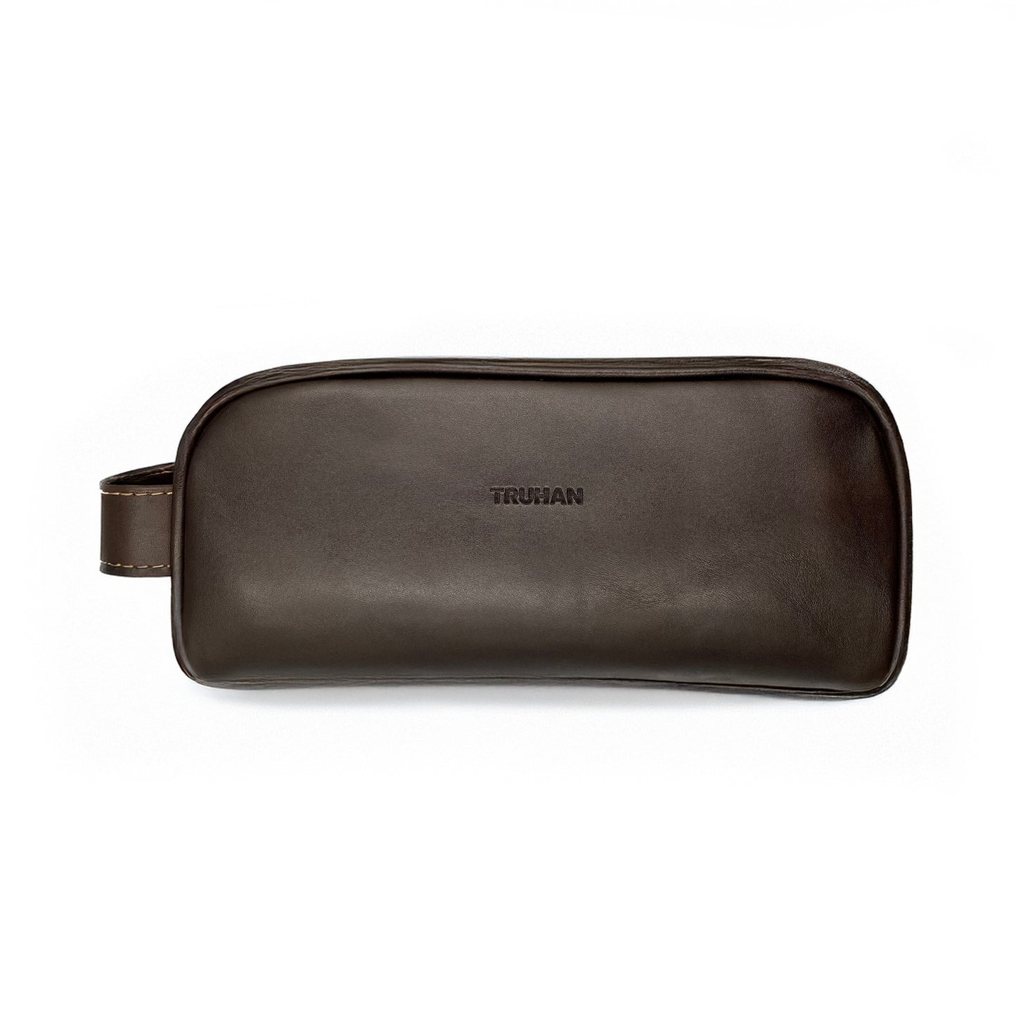 Neceser TRUHAN de piel color café